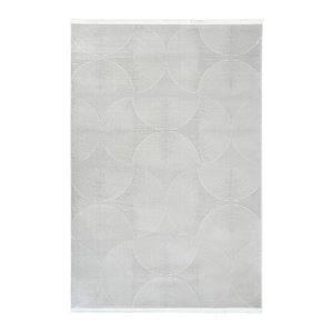 Duru Serisi 920a Gri Modern Desenli Makine Halısı Yumuşak Dokulu Hav Salon Halısı